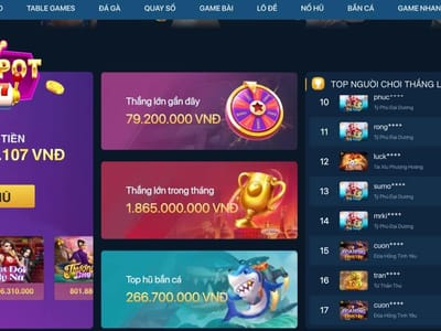 FC777 Jackpot Winner Display